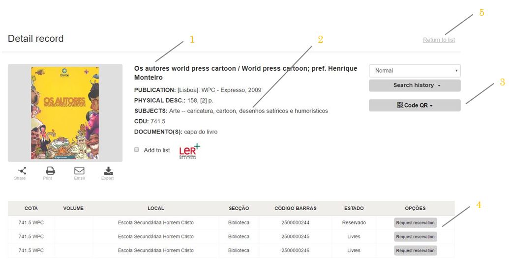 Details page
