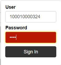 Login form!